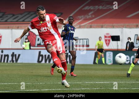 Dany Dany Mota Carvalho (Monza) während des Spiels AC Monza gegen AC Pisa, Italien, im Februar 19 2022 Stockfoto