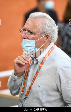 Gilles Jourdan, Modernisierungs-Projektleiter von Roland Garros, nimmt am Finale des Herren-Doppel-Tennisspiels der Roland Garros 2021, Grand Slam Tenn, Teil Stockfoto