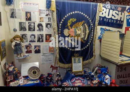 Memorabilia des Präsidenten in der Hall of Fame des Präsidenten in Clermont, Florida, USA Stockfoto