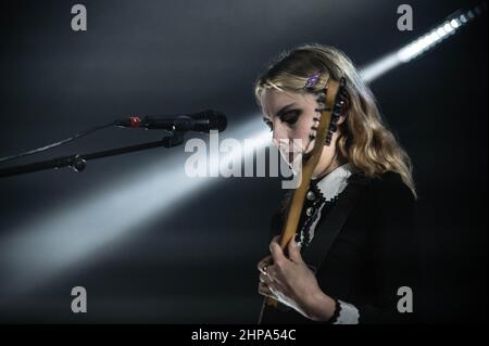 Wolf Alice - Barrowland Glasgow 16th. Februar 2022 Stockfoto