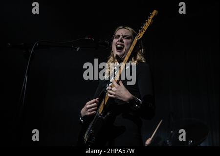 Wolf Alice - Barrowland Glasgow 16th. Februar 2022 Stockfoto