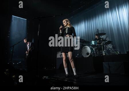 Wolf Alice - Barrowland Glasgow 16th. Februar 2022 Stockfoto