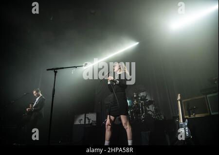 Wolf Alice - Barrowland Glasgow 16th. Februar 2022 Stockfoto