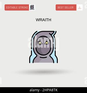 Symbol für „Wraith Simple Vector“. Stock Vektor
