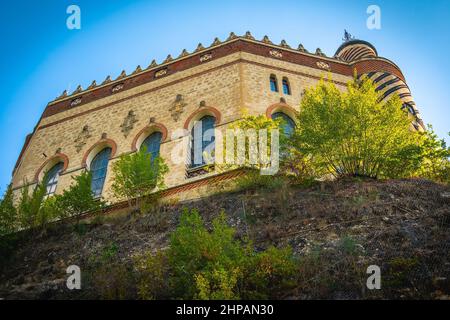 Rocchetta Mattei Schloss in Riola, Grizzana Morandi - Bologna Provinz Emilia Romagna, Italien Stockfoto