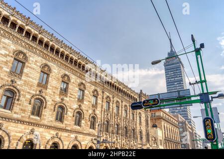 Mexiko-Stadt, Postgebäude Stockfoto