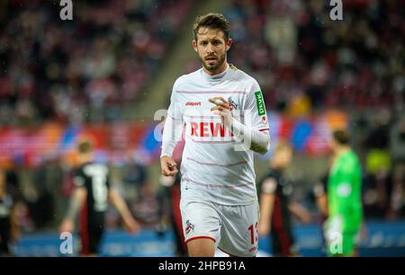 Mark Uth (Köln) 1. FC Köln - Eintracht Frankfurt 19.02.2022, Fussball, BundesligaSaison 2021 2022 Foto: Moritz Müller Copyright (nur für journalisti Stockfoto