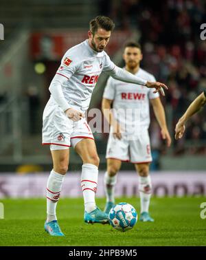 Mark Uth (Köln) 1. FC Köln - Eintracht Frankfurt 19.02.2022, Fussball, BundesligaSaison 2021 2022 Foto: Moritz Müller Copyright (nur für journalisti Stockfoto