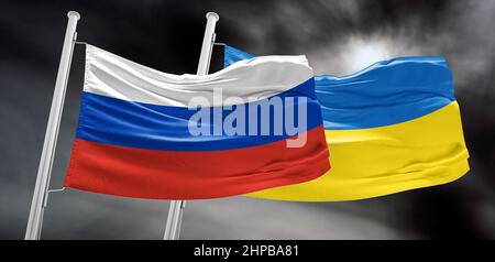 ukraine russland Konflikt 2021 Eskalation Stockfoto