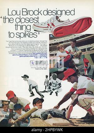 Vintage 12 April 1971 „Sports Illustrated“-Zeitschriftenanzeige, USA Stockfoto