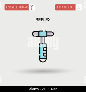 Reflex Simple Vector-Symbol. Stock Vektor