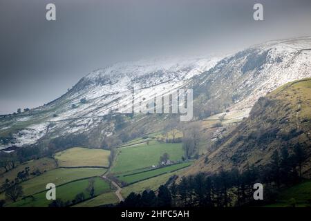 Glens von Antrim im Winter Stockfoto