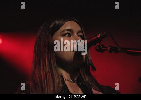 Nass-Bein-unterstützender Inhalator - Barrowland Glasgow 10th Okt 2021 Stockfoto