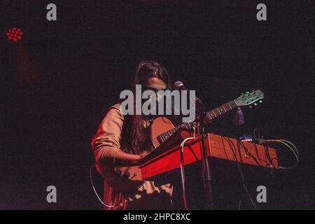 Nass-Bein-unterstützender Inhalator - Barrowland Glasgow 10th Okt 2021 Stockfoto