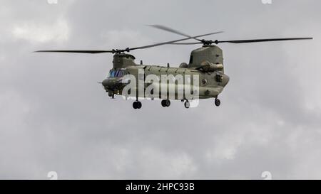 RAF Chinook beim Royal International Air Tattoo 2019 Stockfoto