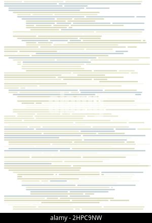 Cartoon-Codierung simulierte Linien Vektor-Illustration Stock Vektor