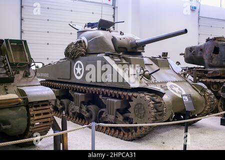 MM Park, Militärfahrzeugmuseum, La Wantzenau, Straßburg, Frankreich Stockfoto