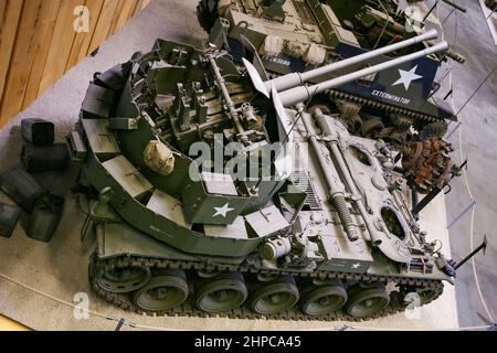 MM Park, Militärfahrzeugmuseum, La Wantzenau, Straßburg, Frankreich Stockfoto
