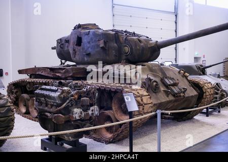 MM Park, Militärfahrzeugmuseum, La Wantzenau, Straßburg, Frankreich Stockfoto