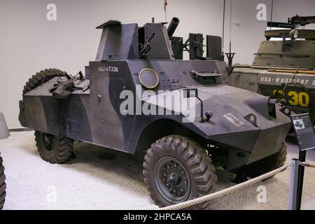 MM Park, Militärfahrzeugmuseum, La Wantzenau, Straßburg, Frankreich Stockfoto