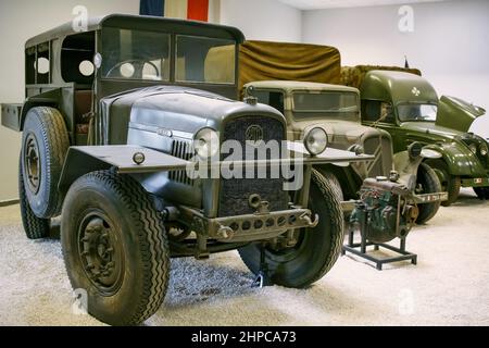 MM Park, Militärfahrzeugmuseum, La Wantzenau, Straßburg, Frankreich Stockfoto