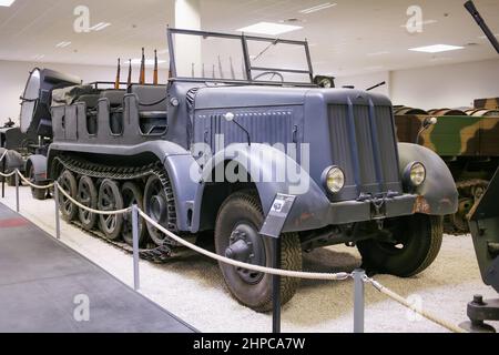 MM Park, Militärfahrzeugmuseum, La Wantzenau, Straßburg, Frankreich Stockfoto