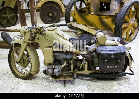 MM Park, Militärfahrzeugmuseum, La Wantzenau, Straßburg, Frankreich Stockfoto