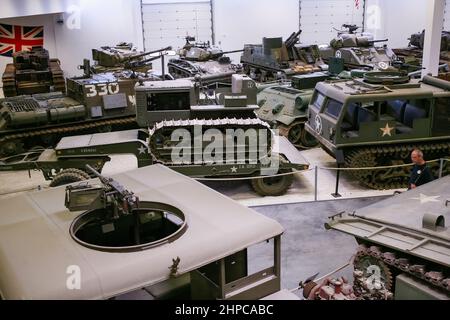 MM Park, Militärfahrzeugmuseum, La Wantzenau, Straßburg, Frankreich Stockfoto