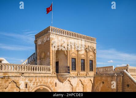 Midyat Guest House in Midyat Stadt, Provinz Mardin, Turke Stockfoto