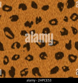 Abstrakt gelbe Leopardenhaut, Hintergrund mit Punktmuster. Stockfoto
