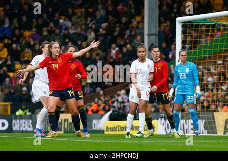 Norwich, Großbritannien. 20th. Februar 2022. NORWICH, Großbritannien, FEBRUAR 20: Alexia Putellas (Putellas Segura) (Barcelona) aus Spanien während des Arnold Clark Cup zwischen England Women und Spanien in der Carrow Road, Norwich am 20th. Februar 2022 Credit: Action Foto Sport/Alamy Live News Stockfoto