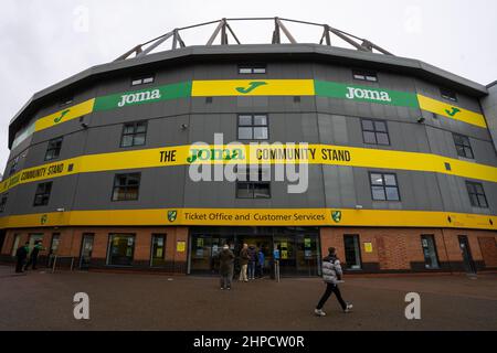 Norwich, Großbritannien. 20th. Februar 2022. Norwich, England, Februar 20th Carrow Road während des Arnold Clark Cup Spiels zwischen England und Spanien auf der Carrow Road in Norwich, England Sam Mallia/SPP Credit: SPP Sport Press Photo. /Alamy Live News Stockfoto