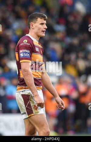 Huddersfield, England - 19. Februar 2022 - Innes Senior (25) von Huddersfield Giants während der Rugby League Betfred Super League Runde 2 Huddersfield Giants vs Hull Kingston Rovers im John Smith's Stadium, Huddersfield, UK Dean Williams Stockfoto