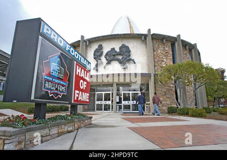 Pro Football Hall of Fame in Canton Ohio/USA Stockfoto