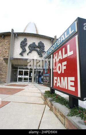 Pro Football Hall of Fame in Canton Ohio/USA Stockfoto