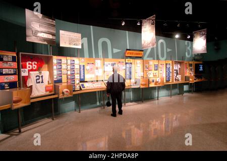 Pro Football Hall of Fame in Canton Ohio/USA Stockfoto