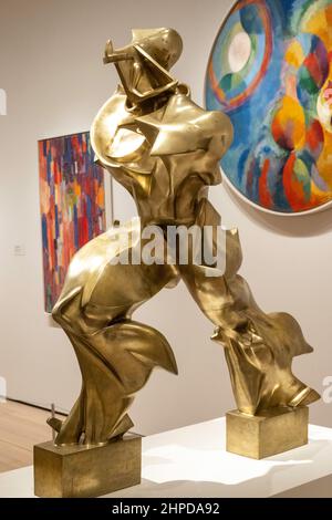 Das Museum of Modern Art ist eine kulturelle Institution in New York City, USA Stockfoto