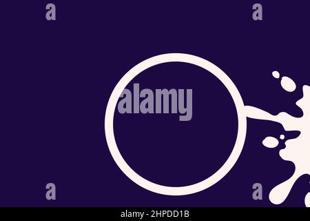Moderner farbenfroher einfacher Hintergrund mit organischen abstrakten Elementen und dynamischen Formen. Minimalistischer Stil. Entwerfen Sie Vorlagenplakate oder Visitenkarten. Stockfoto