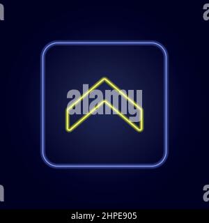 Schöne stilvolle bunte Neon-Pfeil-Symbol - Vektor-Illustration Stock Vektor