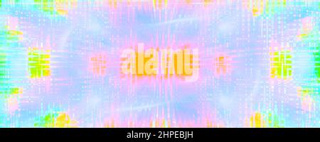 Ein abstraktes psychedelisches Burst-Shape-Hintergrundbild. Stockfoto