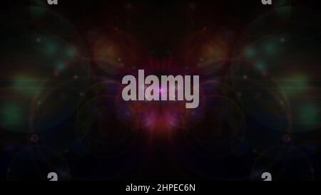 Eine abstrakte psychedelischen burst Hintergrundbild. Stockfoto