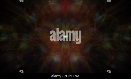 Eine abstrakte psychedelischen burst Hintergrundbild. Stockfoto