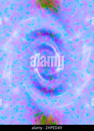 Ein abstraktes psychedelisches Burst-Shape-Hintergrundbild. Stockfoto