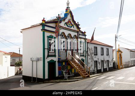 Império do Divino Espírito Santo do Porto Judeu, Terceira Island, Azoren, Portugal Stockfoto