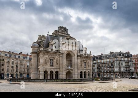 Porte de Paris in Lille, Frankreich Stockfoto