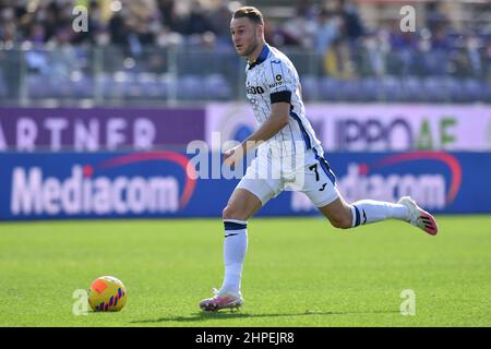 Stadion Artemio Franchi, Florenz, Italien, 20. Februar 2022, Teun Koopmeiners (Atalanta BC) während des ACF Fiorentina gegen Atalanta BC - italienischer Fußball SE Stockfoto