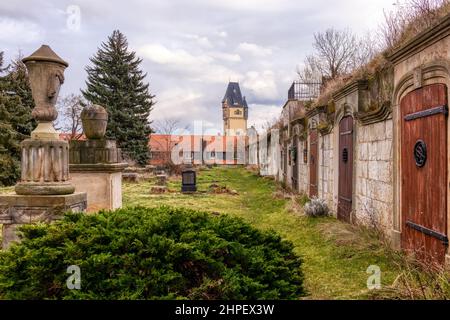 Bilder Impressionen aus der Weltkulturstadt Quedlinburg im Harz Stockfoto