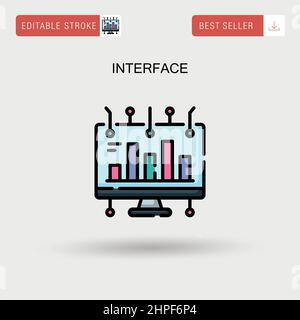 Interface Simple Vector-Symbol. Stock Vektor