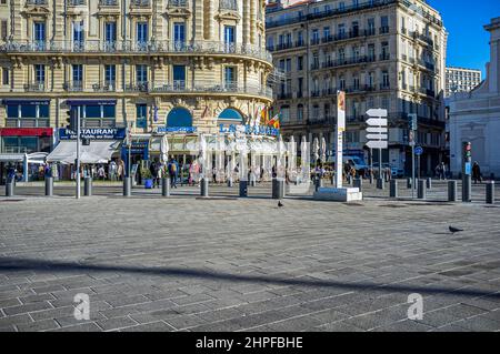 LE VIEUX PORT, LA SAMARITAINE, MARSEILLE BDR FRANKREICH 13 Stockfoto