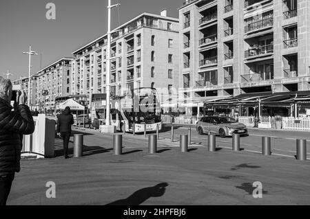 LE VIEUX PORT, MARSEILLE, BDR FRANKREICH 13 Stockfoto